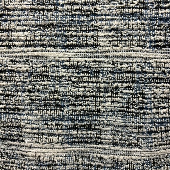 Max Studio XS Sleeveless Tweed Tank Top Blue & White - Picture 9 of 9